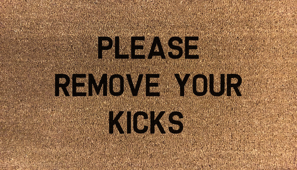 Please Remove Your Kicks - DoormatsOnline