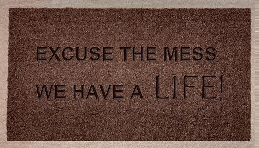 Excuse The Mess We Have A Life