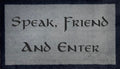 Artisan Speak Friend And Enter - DoormatsOnline